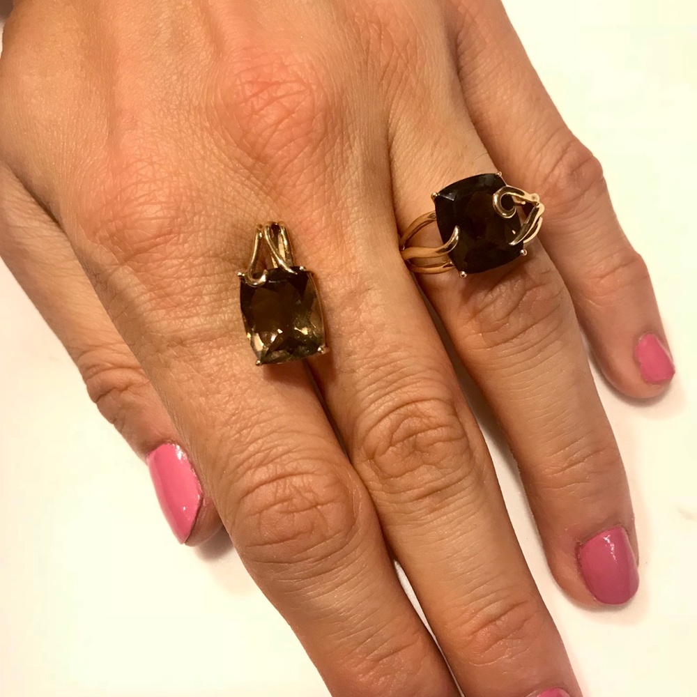 Ring and pendant set